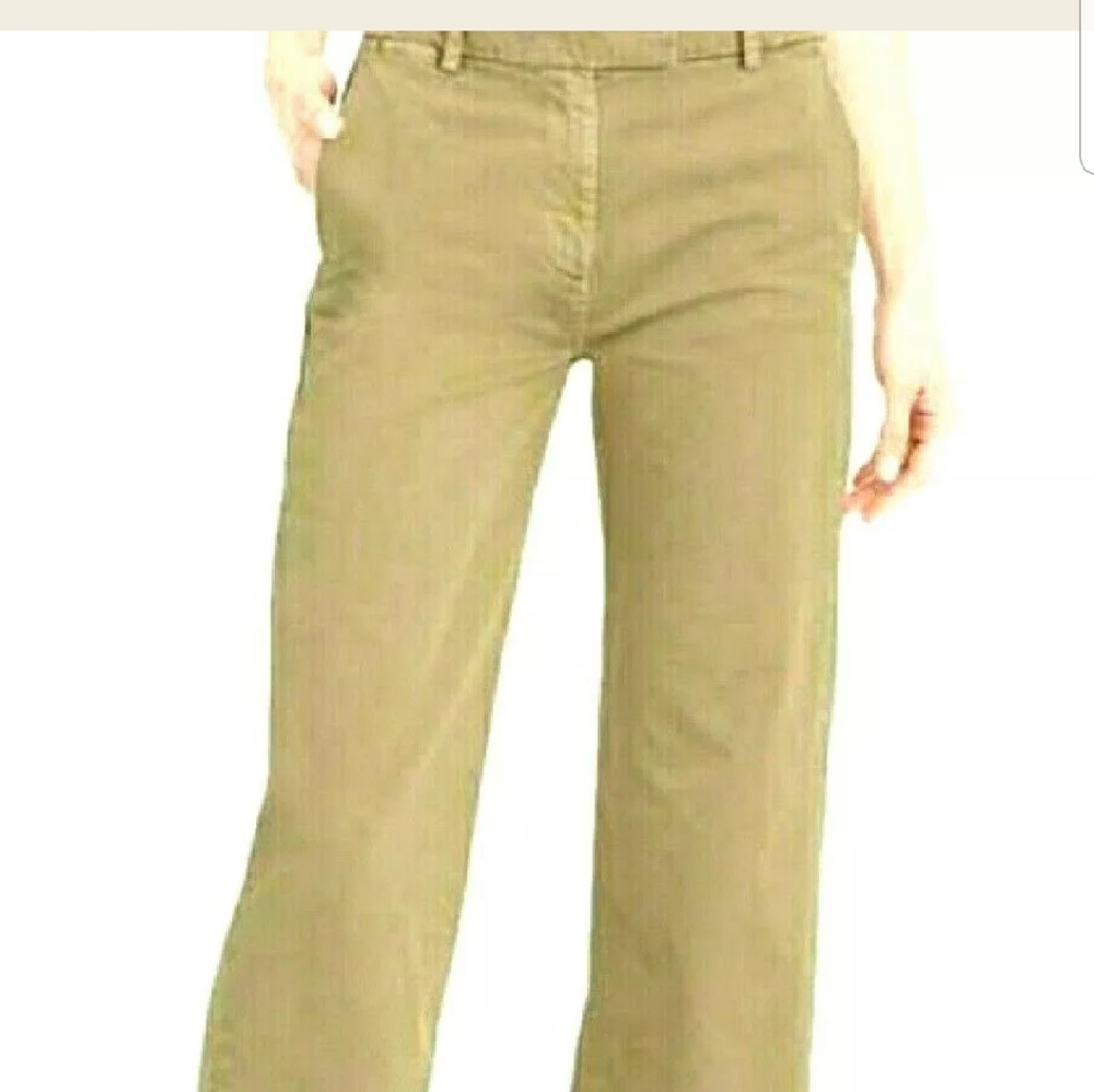 🆕 Women's Midnight Velvet Size 12 Tan Capri Pants